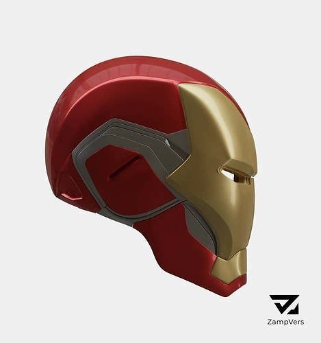 Iron Man Helmet 3D model 3D printable | CGTrader