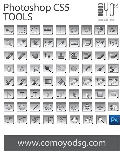 Photoshop CS5 Tool Collection Vector Download