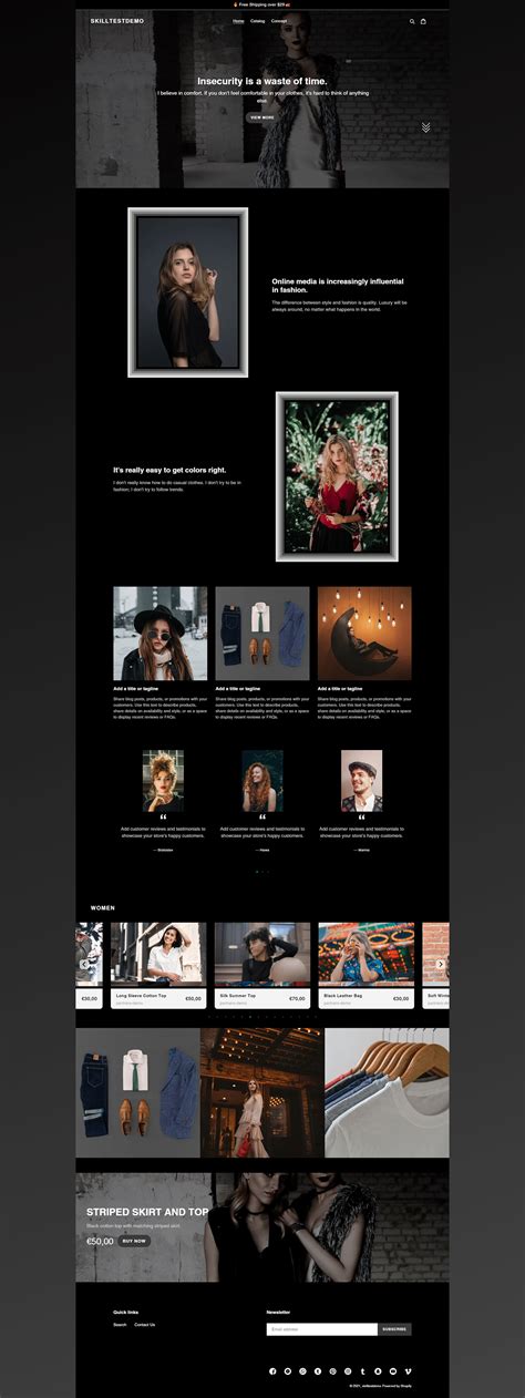 Shopify Theme on Behance