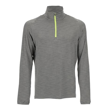 Mens ASICS Quarter Zip Mock Neck Long Sleeve Outdoor Recreation Base Layers Outdoor Recreation ...