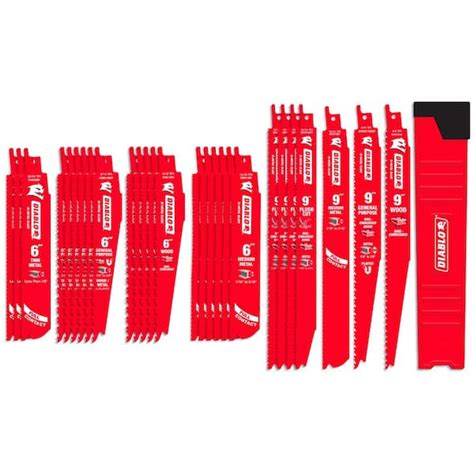 DIABLO Bi-Metal Reciprocating Saw Blade Set (28-Piece) DS0028SP - The ...