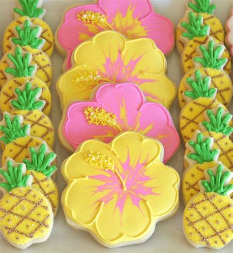 Let's Have A Pineapple Party! {Cookies} - B. Lovely Events