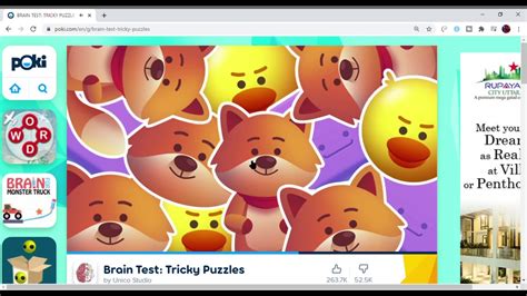 BRAIN TEST TRICKY PUZZLES Play Brain Test Tricky Puzzles on Poki 2 - YouTube