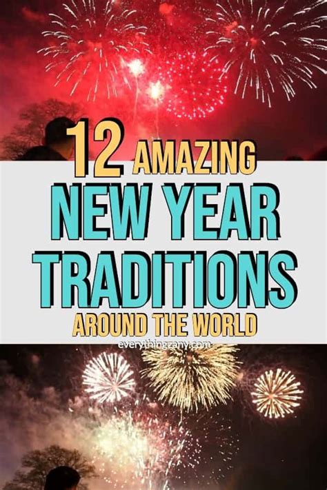 12 Amazing New Year Traditions Around The World | Everything Zany | New ...