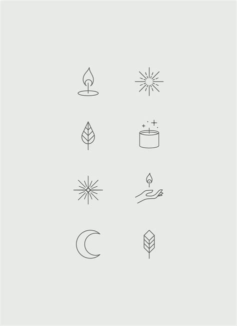 Candle Tattoo, Candle Logo, Candle Branding, Design Graphique, Candle Doodle, Candle Graphic ...