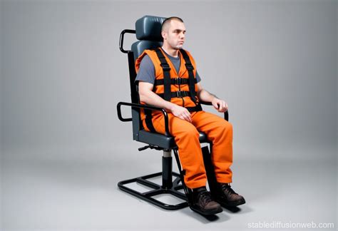 Prison Restraint Chair with Roller Coaster Seat Design | Stable Diffusion Online