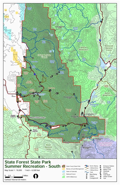 Colorado State Parks Map | secretmuseum