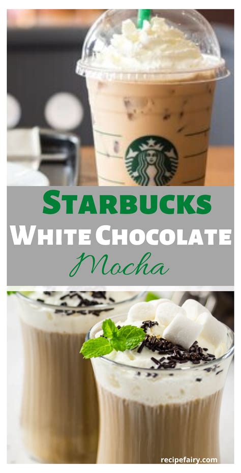 Starbucks White Chocolate Mocha #espresso #drinks #at #home #mocha #espressodrinksathomemoch ...