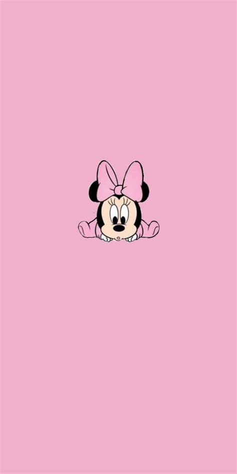 Download Minnie Mouse looking precious in Pink Wallpaper | Wallpapers.com