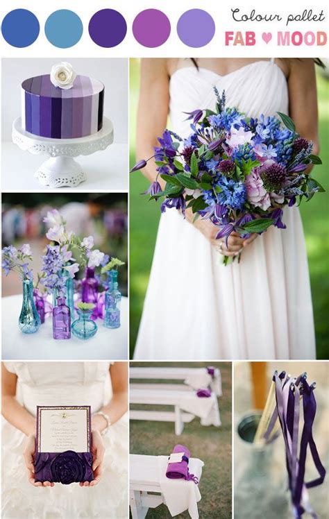 Purple blue wedding colors, purple blue wedding theme | Blue purple wedding, Purple wedding ...