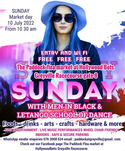 The Paddock Flea Market at Hollywood bets Greyville Racecourse ...