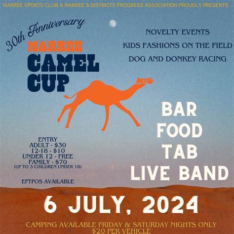 Marree Camel Cup 30th Anniversary