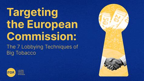 New report reveals tobacco lobbying of European Commission - EPHA