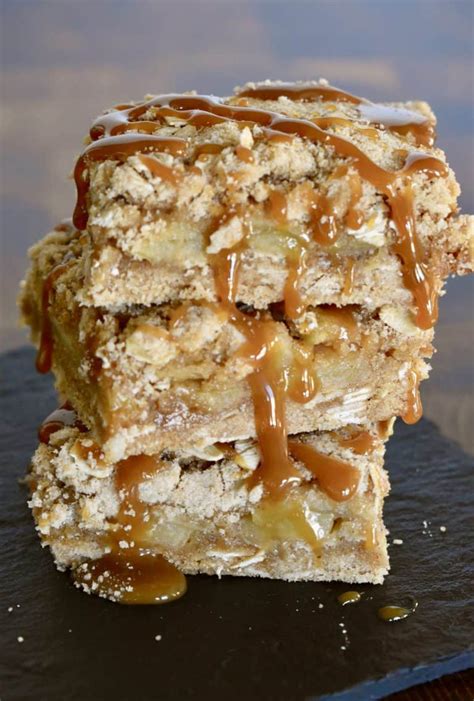 Fresh Apple Caramel Squares - This Delicious House