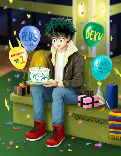 ArtStation - My Hero Academia Izuku Fan Art