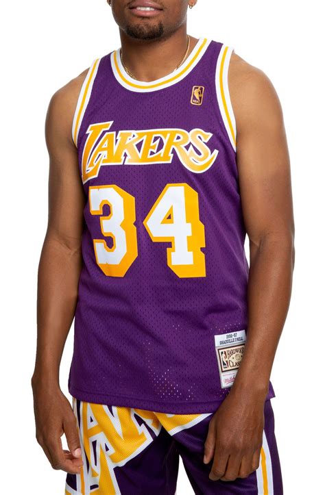 Shaquille O'neal Lakers Jersey - Seblaktumplekb