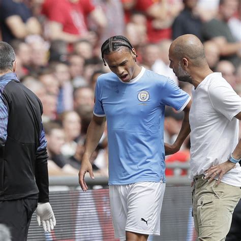 Pep Guardiola Thinks Leroy Sane 'Will Be OK' After Community Shield ...