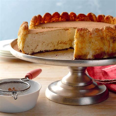 Creamy Tiramisu Cheesecake Recipe | Taste of Home