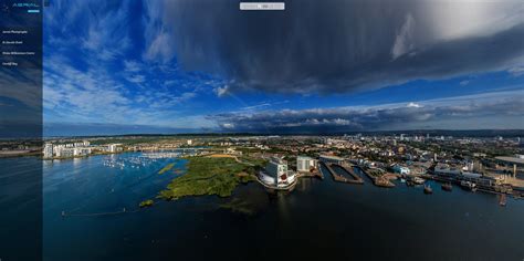 Cardiff Bay, South Wales – 360° Virtual Tour | Aerial Photography Wales