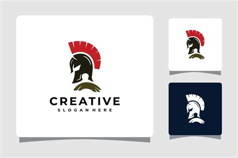 Spartan Helmet Logo Template Design Inspiration 7981001 Vector Art at Vecteezy