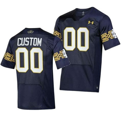 [Available] Buy New Custom Notre Dame Jersey Navy