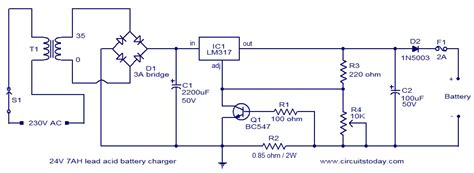 24v Battery Charger Circuit Diagram