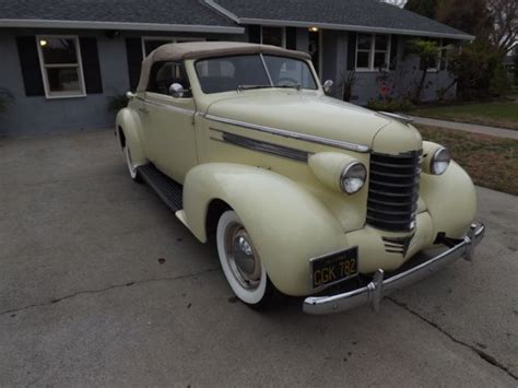 1937 Oldsmobile Convertible Sport Coupe F-37 Very Rare Original California Car for sale