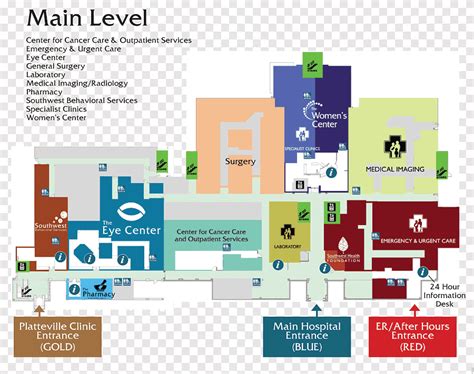 Cleveland Clinic Hospital Health Care Map, map, text, plan png | PNGEgg