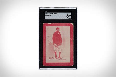 1914 Baltimore News Babe Ruth Rookie Card | Uncrate