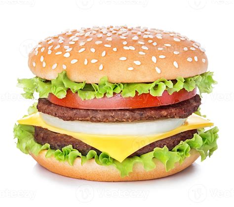 hamburger isolated on white background 763553 Stock Photo at Vecteezy