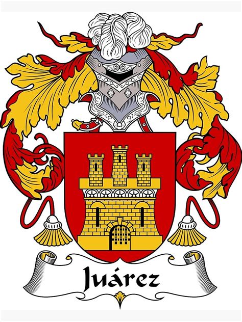 "Juarez Coat of Arms/Family Crest" Canvas Print for Sale by ...