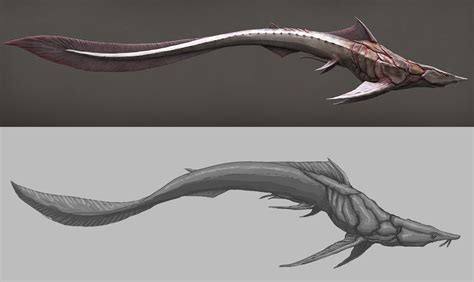 ArtStation - Armored Fish, Florent Desailly | Monster concept art, Creature concept art ...