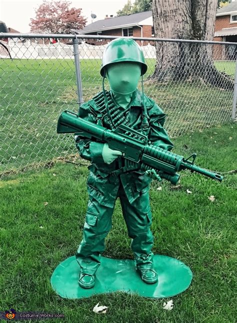 Plastic Green Army Man Toy Costume | DIY Costumes Under $35