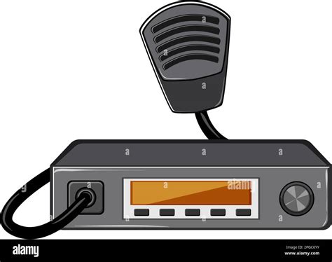 antenna radio transceiver cartoon vector illustration Stock Vector ...