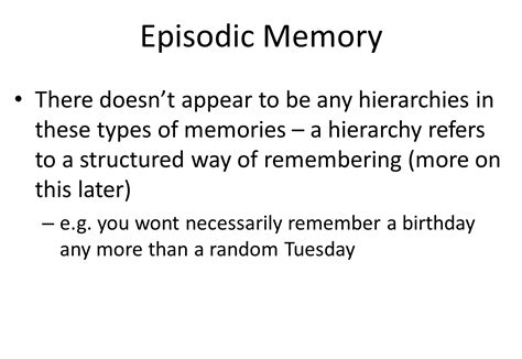 Home Learning : Episodic and Semantic memory