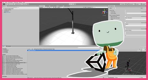 2.2 アニメーションクリップの編集 - Unity Learn