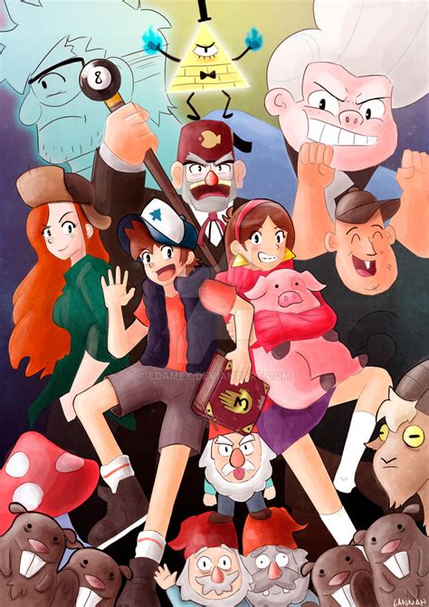 Gravity Falls Fan Art by edamex on DeviantArt