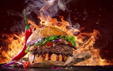 1920x1200 Hot Spicy Burger 1080P Resolution ,HD 4k Wallpapers,Images,Backgrounds,Photos and Pictures