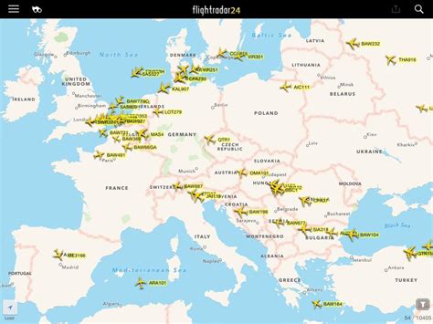 Flightradar24 on Twitter: "Map showing all flights over Europe heading ...