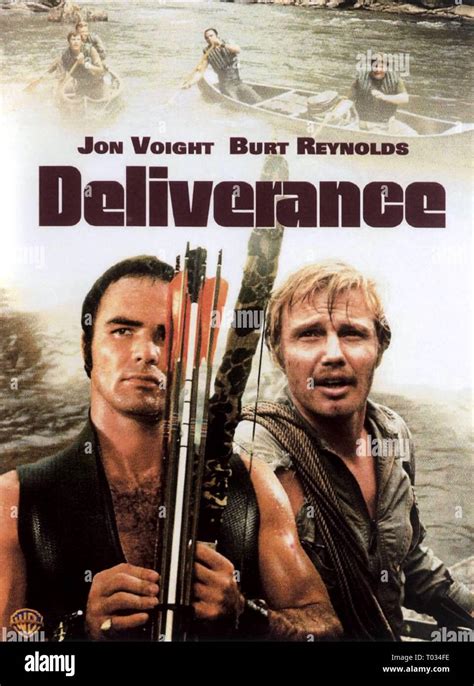 BURT REYNOLDS, JON VOIGHT POSTER, DELIVERANCE, 1972 Stock Photo - Alamy