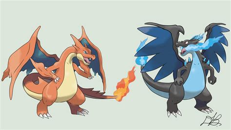 Mega Charizard X And Y by BaiHu27 on DeviantArt