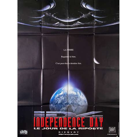 INDEPENDENCE DAY - ID4 French Movie Poster - 47x63 in. - 1996 Adv.