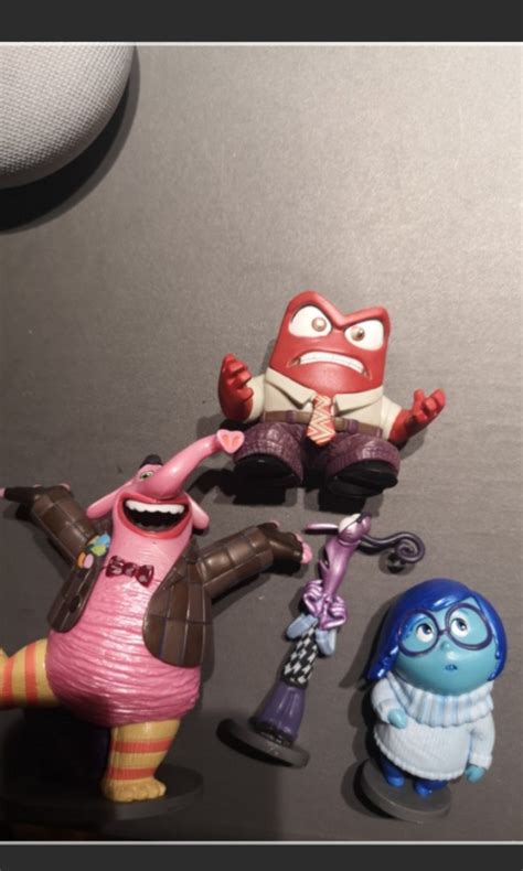 Inside out figurines, Hobbies & Toys, Toys & Games on Carousell