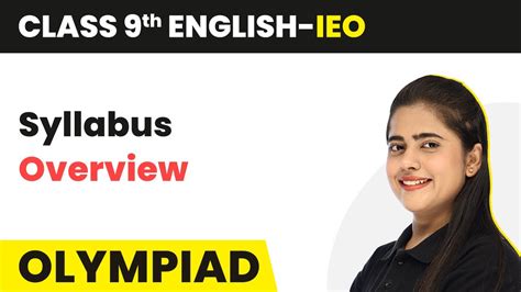 Class 9 International English Olympiad (IEO) - Syllabus Overview - YouTube