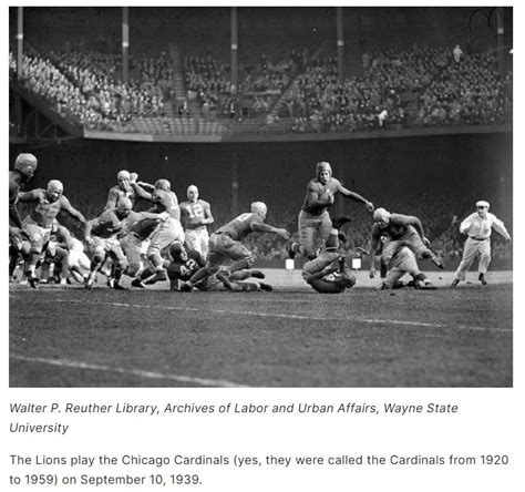 "Roaring Through Time: The Storied History of the Detroit Lions Football Team" - LookUp Detroit