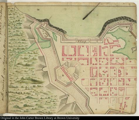 [Plan of the town and fort of Louisbourg] - JCB Map Collection