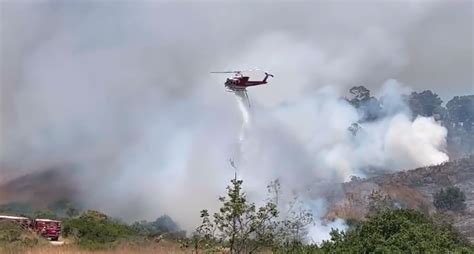 Crews battle brush fire in Laguna Niguel | KTLA