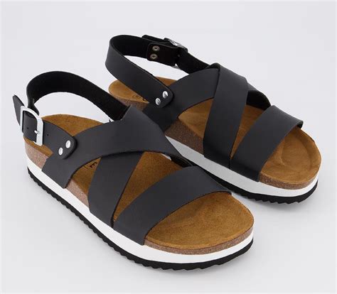 Office Skyline Footbed Sandals Black - Women’s Sandals