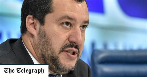 Italy's anti-immigration deputy PM Matteo Salvini under fire for citing ...