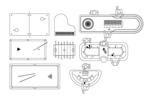 Arcade Games Cad Blocks